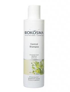 BIOKOSMA Šampon Control proti lupům 200 ml. (Vysoce kvalitní švýcarské rostlinné extrakty vlasy jemně čistí a pečují o ně.)