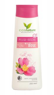 COSNATURE Sprchový gel hydratační Divoká růže 250 ml. (Lehká květinová vůně. Podporuje přirozené funkce pokožky a pomáhá předcházet ztrátám vlhkosti. Revitalizuje.)