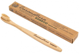 CURANATURA Zubní kartáček Extra Soft - 1 ks (zdravý zubní kartáček Bamboo)