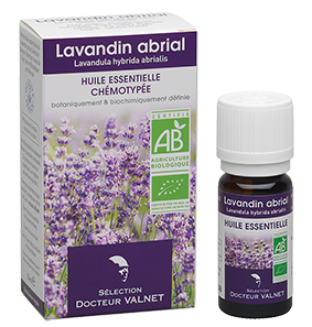 DOCTEUR VALNET Éterický olej BIO Lavandin 10 ml. (Podobá se levandulovému oleji, ale má slabší účinky.)