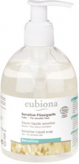 EUBIONA Tekuté mýdlo Sensitiv s ovsem 300 ml. (Pro citlivou pokožku)