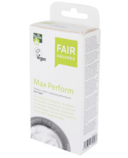 FAIR SQUARED Kondom Max perform 10 ks (Pohodlná a účinná ochrana před pohlavními chorobami i nechtěným těhotenstvím. Balení obsahuje 10 ks.)