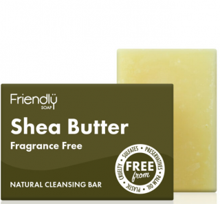 FRIENDLY SOAP Mýdlo na obličej s bambuckým máslem 95 gr. (Zvlhčující mýdlo na obličej, vhodné pro ochranu, zejména pro ekzém, jemnou a citlivou pokožku a pro redukování vrásek.)