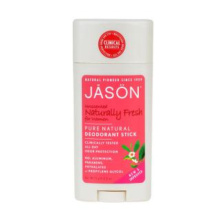 JASON Deodorant tuhý pro ženy - 71 gr. (V kombinaci extraktu zeleného čaje, vitamínu E a kukuřičného škrobu.)
