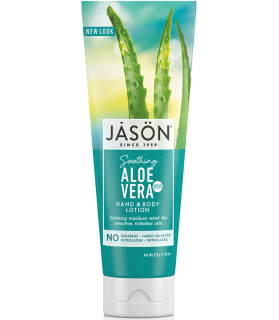 JASON Mléko tělové Aloe Vera 84% - 237 gr. (Pleťové mléko Aloe Vera pro tělo a ruce hydratuje a zklidňuje pokožku, přitom nemastí díky jedinečné receptuře.)