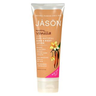 JASON Mléko tělové Vanilka - 237 gr. (Opojná směs vanilky, cukrové třtiny, javoru s kokosovým mlékem)
