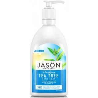 JASON Mýdlo tekuté Tea Tree - 473 ml. (Čistící tekuté mýdlo s jasmínem, pomerančovým květem a eukalyptem)