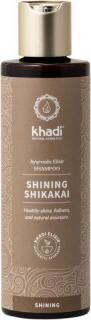 KHADI Šampon Shikakai Elixir ajurvédský 200 ml. (Ajurvédský elixírový šampon. Jemné a hloubkové čištění.)
