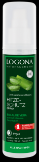 LOGONA Ochranný tepelný sprej Bio Aloe Vera 150 ml. (Komplex tepelné ochrany chrání vlasy před poškozením při každodenním používání, například pomocí česání, sušení foukáním, vyhlazení a statickou elektřinou.)