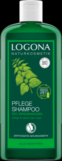 LOGONA Šampon Regenerační Kopřiva 250 ml. (Jemný šampon. Pro všechny typy vlasů.)