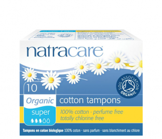 NATRACARE Tampóny Super 10 ks (bez aplikátoru 1032)