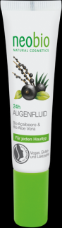 NEOBIO Oční fluid 24/7 Bio Aloe Vera a Açai - 15 ml. (Vhodné pro všechny typy pleti.)