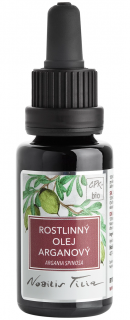 NOBILIS TILIA Arganový olej BIO 20 ml (Elixír mládí pro suchou, citlivou i předčasně zralou pleť. Elixír krásy vyhlazuje a zvláčňuje, chrání a hydratuje)