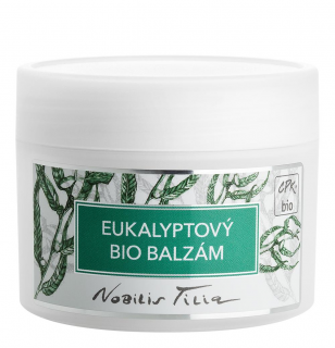 NOBILIS TILIA Eukalyptový Bio balzám na nachlazení 50 ml. (Bylinná vzpruha pro volné dýchání. Účinně ulevuje při nachlazení a dýchacích potížích, posiluje imunitu)