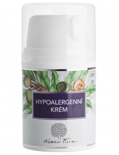 NOBILIS TILIA Hypoalergenní krém 50 ml. (neutrální krém pro velmi citlivou pleť s pěstícími BIO oleji. Nejšetrnější pomocník pro každodenní péči.)