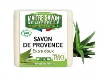 SAVON DE MARSEILLE Mýdlo z Provance Aloe Vera 100 gr. (hydratační s BIO Aloe Verou)
