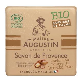 SAVON DE MARSEILLE Mýdlo z Provance Augustin s Bambuckým máslem 100 gr. (hydratační, jemné. Slunečnicové mýdlo.)