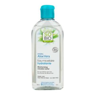 SO´BIO étic Micelární voda Aloe Vera hydratační 200 ml. (U čerstvých a bystrých oči - pro všechny typy pleti. Čisticí pleťová voda s mycím a hydratačním účinkem pro všechny typy pleti. Je z 99 % přírodní a neobsahuje parabeny nebo silikony. Lze s ní)