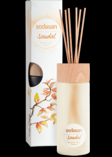 SODASAN Aroma Difuzér Santalové dřevo 200 ml. (Vonná dekorace, která ozdobí váš domov a provoní jej na několik týdnů. V dárkovém balení.)