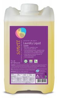 SONETT Tekutý prací gel Levandulový 5 L (Tekutý prostředek na praní bílého i barevného prádla při teplotách 30°C - 95°C. První díl SONETT pracího modular systému.)