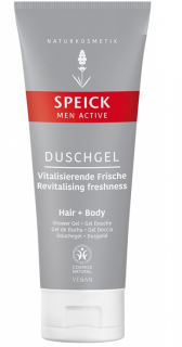SPEICK Sprchový gel na vlasy a tělo Men Active 200 ml (Pro posílení vlasových kořínků. Podporuje cirkulaci ve vlasové pokožce. S Bio Rákosem a Vitamínem F.)