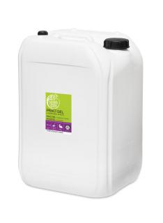 TIERRA VERDE Prací gel Levandule 25 L (Koncentrovaný gel pro šetrné a ekologické praní barevného prádla ovoněný přírodní levandulovou silicí. Jeho základem je extrakt z mýdlových ořechů v biokvalitě. Jeden litr gelu vystačí až na 33 pracích dávek.)