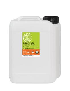 TIERRA VERDE Prací gel Pomeranč 5L (Koncentrovaný gel pro šetrné a ekologické praní barevného prádla ovoněný přírodní pomerančovou silicí. Jeho základem je extrakt z mýdlových ořechů v biokvalitě. Jeden litr gelu vystačí až na 33 pracích dávek.)