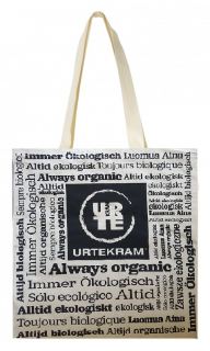 URTEKRAM Bavlněná taška - 1 ks (organická bavlna - 39x39cm)