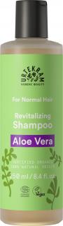 URTEKRAM Šampon proti lupům Aloe Vera - 250 ml. (Vyživujte vlasy aloe verou, glycerinem, mátou a magnolií. Navíc vaše vlasy a pokožka hlavy získávají vlhkost a péči z přírodních hydratujících vlastností Aloe vera a glycerinu.)
