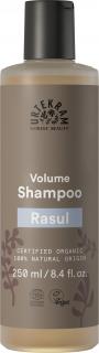 URTEKRAM Šampon Rasul - 250 ml. (Po celá staletí si Afričané myli vlasy jílem rhassoul. Kombinovali jsme rhassoul s aloe vera, glycerinem a spoustou mátou, takže vaše vlasy jsou vzdušné, čisté a svěží. Před použitím protřepejte.)