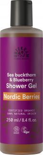 URTEKRAM Sprchový gel Nordic Berries - 250 ml. (Sprchový gel Nordic Berries poskytuje pokožce potřebnou výživu a regeneraci. Extrakt z vrbové kůry podporuje revitalizaci rovnováhy kůže a zvyšuje účinek jiných rostlinných složek.)