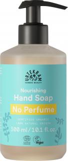 URTEKRAM Tekuté mýdlo BEZ parfemace - 380 ml. (Pokud chcete čisté a měkké ruce, jste na ideálním místě. Obsažené Aloe vera a glycerin vytvářejí měkké bubliny, plné vlhkosti pro vaše ruce. Bez parfemace.)