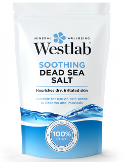 WESTLAB Koupelová sůl z mrtvého moře 1 Kg (přírodní minerální sůl. Uklidňující sůl z Mrtvého moře. Vyživuje suchou, podrážděnou pokožku. Vhodné pro použití na pokožce se sklonem k ekzémům a psoriáze.)
