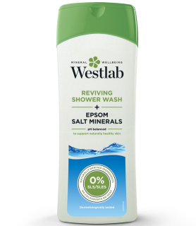 WESTLAB Sprchový gel Epsom 400 ml. (Přirozeně bohatý na hořčík, zanechává pokožku oživenou a zdravou. VÍTĚZ! Cosmopolitan Beauty Awards 2018 (Nejlepší sprchový gel))