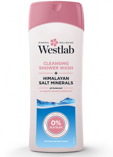 WESTLAB Sprchový gel Himalájská sůl 400 ml. (Přirozeně bohatý na hořčík, zanechává pokožku oživenou a zdravou. VÍTĚZ! Cosmopolitan Beauty Awards 2018 (Nejlepší sprchový gel))