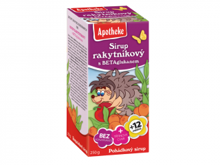 Apotheke sirup dětský rakytníkový s betaglukanem 250 g
