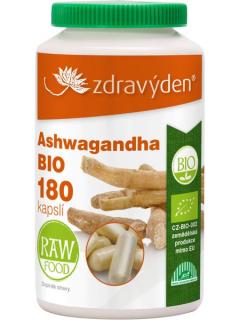 Ashwagandha BIO 180 kapslí