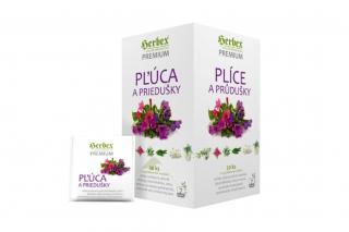 Čaj plíce a průdušky obsahuje plicník lékařský - Herbex 20x1,5g