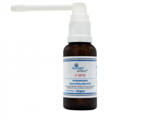 Koloidní stříbro ušní sprey 30ml 10ppm