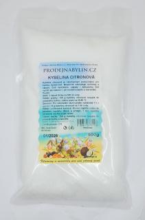 Kyselina citronová 1000 g