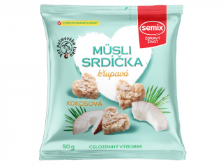 Semix müsli srdíčka křupavá s kokosem 50 g