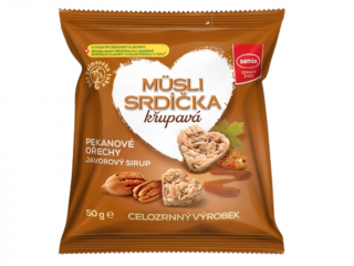 Semix müsli srdíčka křupavá s pekanovými ořechy a javorovým sirupem 50 g