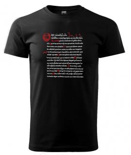 Carmina Burana - tričko s potiskem pro milovníka klasiky Pánské/Dámské: Dámské černé, Velikost: S