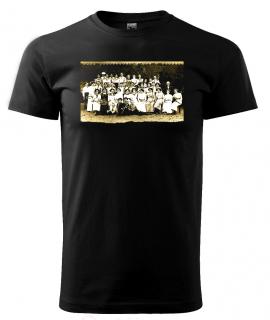 Dobrý tenisový oddíl - tričko s potiskem Pánské/Dámské: Pánské černé, Velikost: XL