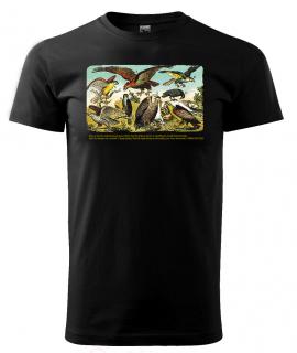 Dravci - tričko pro sokolníka Pánské/Dámské: Dámské černé, Velikost: XL