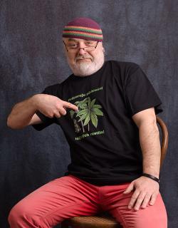 Marihuana - tričko s nápisem Pánské/Dámské: Pánské černé, Velikost: M