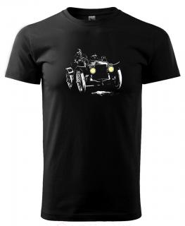 Noční závod - tričko s potiskem Pánské/Dámské: Dámské černé, Velikost: L