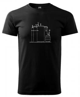 Pivovarnická technologie - triko skutečného znalce piva Pánské/Dámské: Pánské černé, Velikost: M