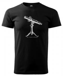 Polarizační přístroj - tričko s potiskem pro vědce a studenty Pánské/Dámské: Dámské černé, Velikost: L