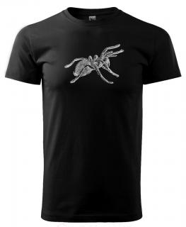 Sklípkan - tričko s pavoukem Pánské/Dámské: Dámské černé, Velikost: M